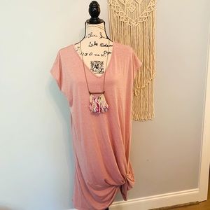 Umgee Mauve Knot Dress